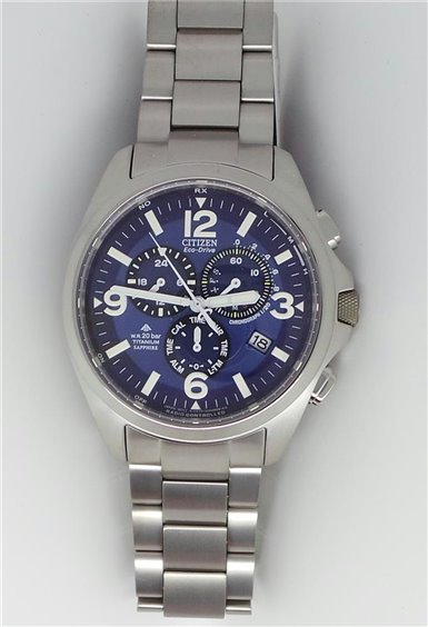 Orologio Citizen Uomo Citizen Crono Field Radiocontr in Titanio AS4030-59L - AS4030-59L